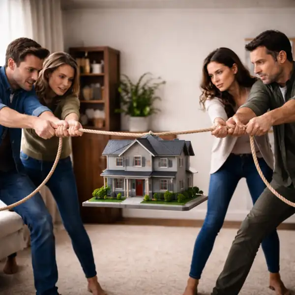 What happens to the family home